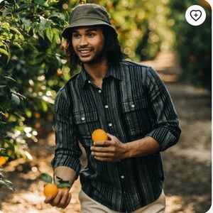 Taylor Stitch The Ledge Shirt in Ocean Stripe Size 36/XS